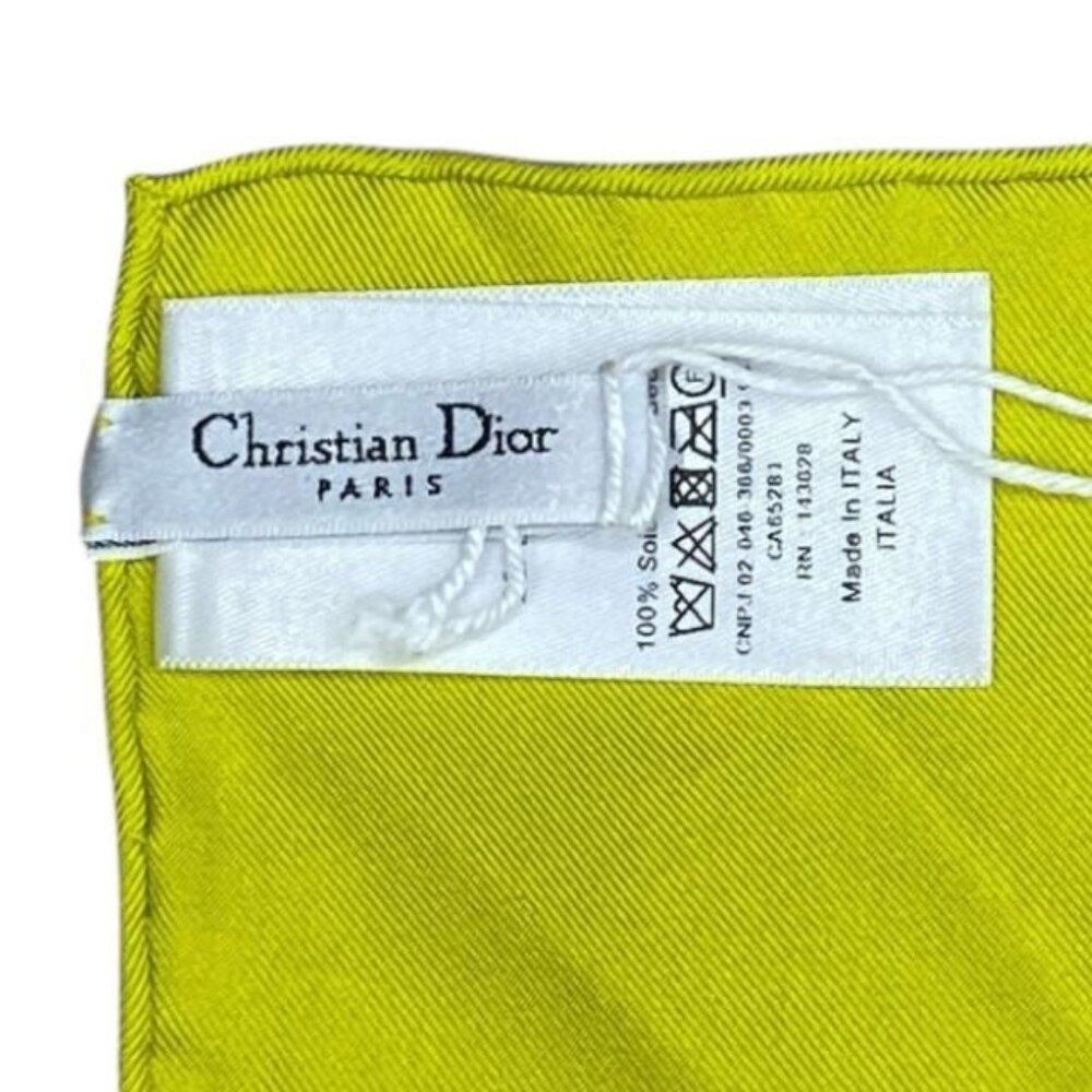 Christian Dior Stole Shawl Scarf D-flower POP Silk Multicolor - Picture 5 of 7